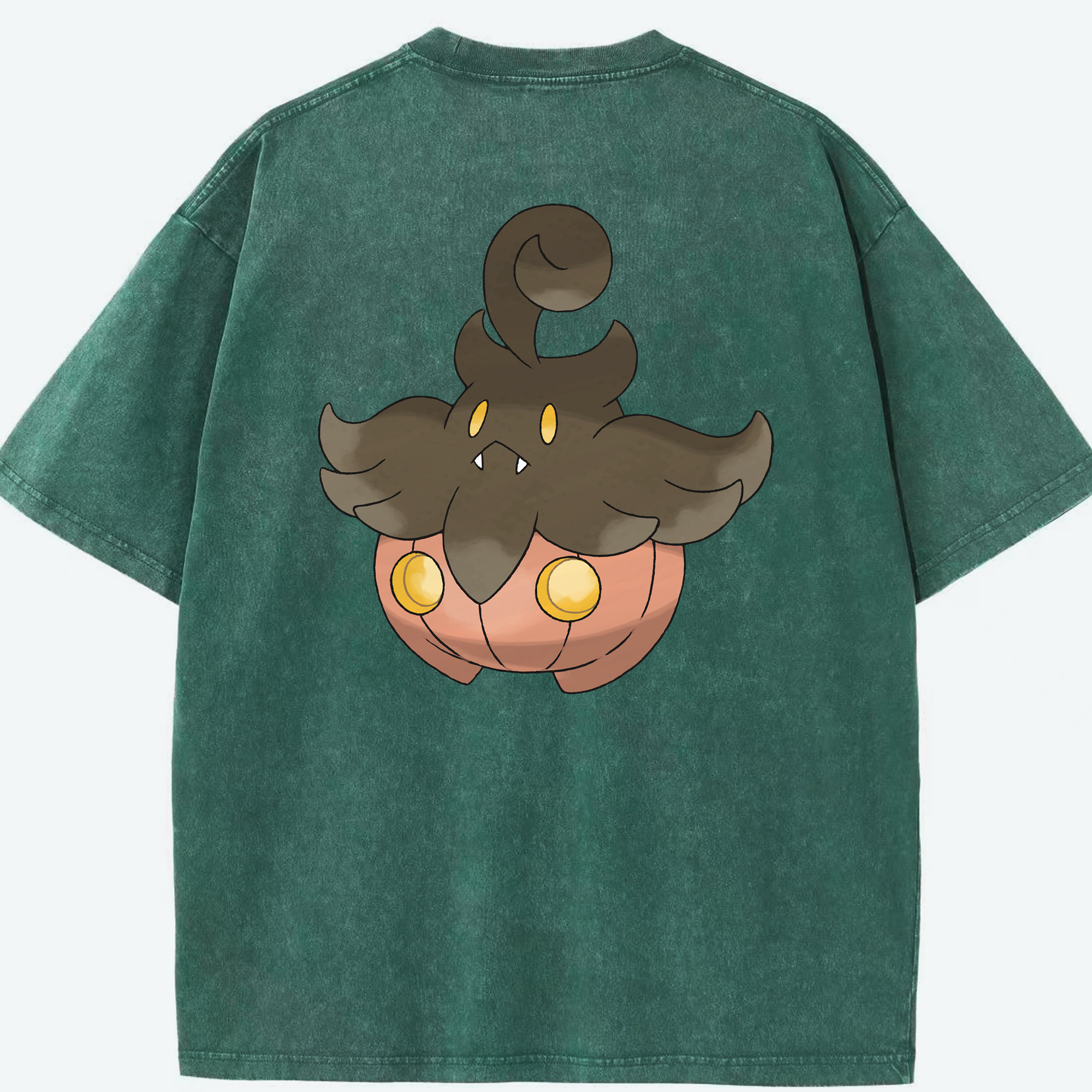 （画像用） ポケットモンスター Pokémon 綿100% ヴィンテージ風 半袖Tシャツ（背面プリント）